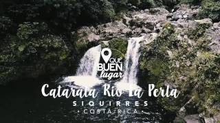 Costa Rica Catarata del Río la Perla  Siquirres ¡Qué buen lugar HD [upl. by Lyrrehs]