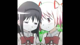 madoka and homura edit  madoka magica [upl. by Eednyl290]