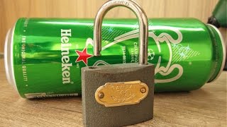 How to Make a Heineken Padlock Opener [upl. by Portwin]