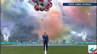 Andrea Bocelli canta Nessun Dorma en la inauguración de la Eurocopa 2020 Italia vs Turquía [upl. by Delila459]