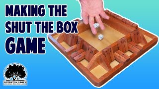 How To Make The Shut The Box Game  Woodworking Project [upl. by Svetlana]