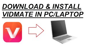 How to Download or install Vidmate in PCLaptop for Free [upl. by Ariamoy644]