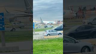 Plane Skid of the Runway😱 vancouver plane lifeincanada life avation crash shorts youtube [upl. by Lindeberg]