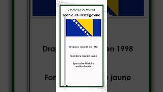 Le drapeau de la BosnieHerzégovine FR [upl. by Eanil647]