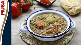 Lentejas con arroz  Recetas de guisos [upl. by Seabrooke]