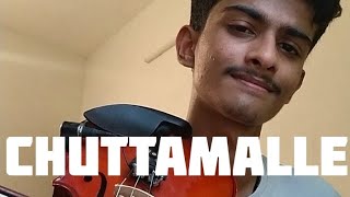 Chuttamalle  Violin Cover  Devara  Anirudh  Ashwin devara anirudh jrntr [upl. by Cira]