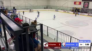 Jr Coyotes v Zurich Lions [upl. by Glennis]