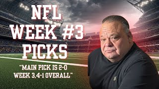 The Nations Most Successful Bookie Makes Week 3 NFL Picks  ANOTHER Win [upl. by Dez]