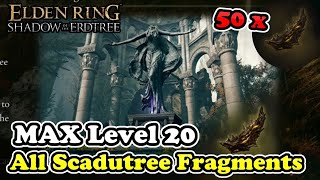 Elden Ring DLC All Scadutree Fragment Locations in Shadow of the Erdtree [upl. by Aiahc]