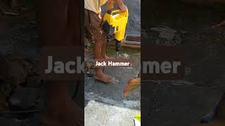 No Safety Boots Breaking Cement with power Drills construction [upl. by Packton]