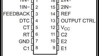 Circuito integrado TL494 identificación curso de electrónica gratis descargar [upl. by Boff]