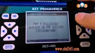 SKP900 Key Programmer Program a LEXUS Smart Key [upl. by Araes]