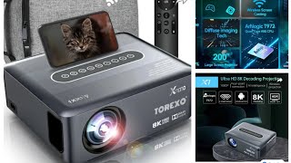 Torexo Sales X1 Android90 Full HD216GB 8KVideo Projector [upl. by Lupita]