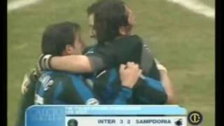 20042005 Inter vs Sampdoria 32 Nulla è Impossibile Per Questa Inter [upl. by Enyale]