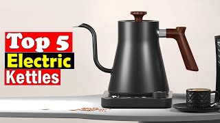 ✅Top 5 Best Electric Kettles 2024 Buying Guide [upl. by Eilram]