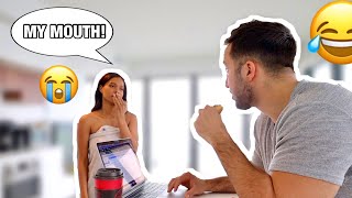 I NUMBED HER ENTIRE MOUTH prank [upl. by Brietta]