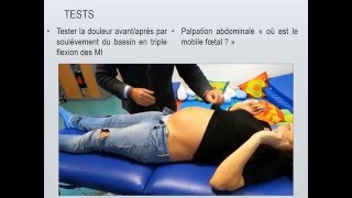 Femmes enceintes pratique ostéopathique [upl. by Rozina249]