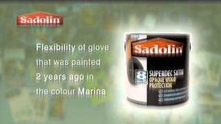 Sadolin Superdec Glove Demonstration [upl. by Quill]