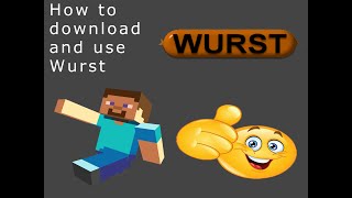 How to install and use Wurst Client  1182 [upl. by Aramat]