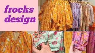 long frock designs new trendy frock designs latest designing ideas for girls [upl. by Yllet]