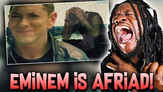 EMINEM IS TERRIFED Not Afraid but Eminems afraid REACTION [upl. by Celestia]