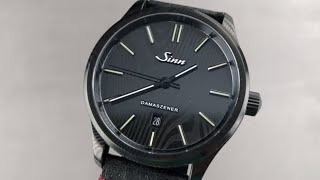 Sinn 1800 S Damaszener Black Damascus Steel 1800 S DAMASZENER Sinn Watch Review [upl. by Lindsay]