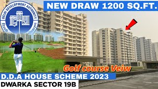 DDA Housing SCHEME 2023  Golf Course ⛳️ Flat  Dda 3 BHK Flat  New Dda Flat Dwarka sec 19 B [upl. by Eenafets707]