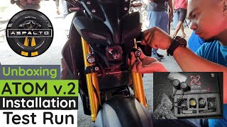 Yamaha MT15 Atom v2 Installation  TestRun [upl. by Anemix525]