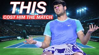 Alcaraz vs Zverev Analysis  2024 ATP Finals [upl. by Yssak]