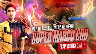 When the BEST GOLD LANER plays MOSKOV SUPER MARCO GOD FCAP vs BLCK Game 2 [upl. by Mahgirb]