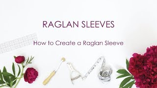 How to Create a Raglan Sleeve [upl. by Ralaigh]