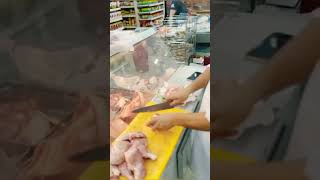 how to debone fresh chicken leg [upl. by Ragnar304]