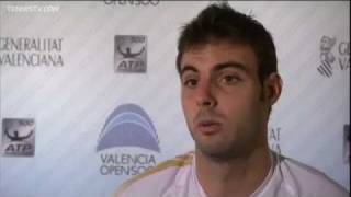 Granollers Reflects On Victory Over Monfils In Valencia [upl. by Hashimoto]