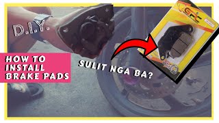 GPC brake pads REVIEW  PASOK SA BUDGET PERO QUALITY  how to replace brake pads  step by step [upl. by Selwin]