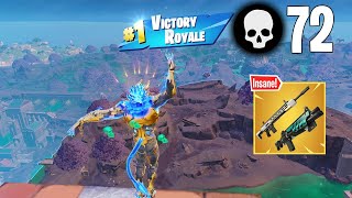 72 Elimination Solo vs Squads Wins Fortnite Chapter 5 Season 2 Gameplay Ps4 Controller [upl. by Hluchy]