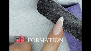 💅 FORMATION YN💅 Remplissage et Protocole complet pose gel UVLED French sur Forme Amande [upl. by Moazami]