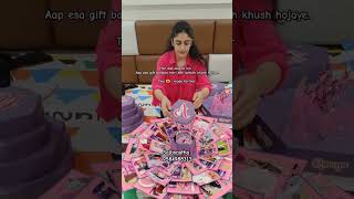 surprise gift for daughters 5th birthday10 layer explosion box surprise videos craft diy love [upl. by Urata]