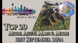 CitiesSkylines2  Top 20 Mods Assets and more  21st September 2024  ii024 [upl. by Aylad]