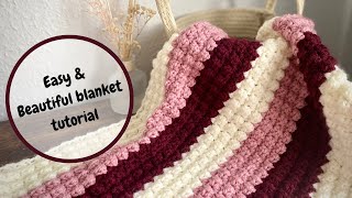 If you make just one blanket this year… make it this one Crochet Tutorial [upl. by Blane112]