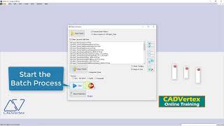 Batch Processor  Export Parts  CADVertex [upl. by Acinomaj167]