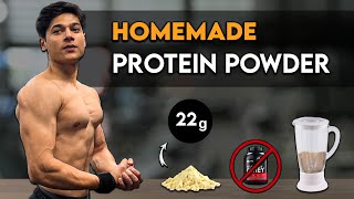 Homemade Protein Powder for Muscle Building  Cheap and Easy Recipe [upl. by Maleki]