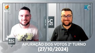 RSC ELEIÇÕES 2024  2° TURNO APURAÇÃO DOS VOTOS AO VIVO 271024  TRI TV RS [upl. by Sellig]