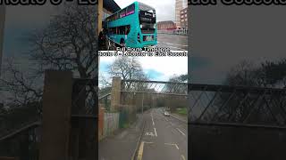 Bus Route Timelapse  Route 5  Leicester to East Goscote bus travel automobile arriva gopro [upl. by Eelytsirk]