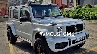 India’s First Jimny Converted in G Wagon 🔥👌 By vmcustoms8934  Jimny 5 door modification [upl. by Adnoek]