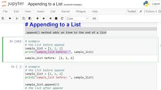 Appending to a List [upl. by Garrett]