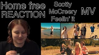 Home free Scotty McCreery Feelin’ it MV REACTION [upl. by Ylnevaeh524]