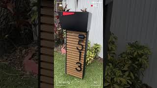 mailbox wood custommailbox woodworking mailorder diy rusticmailbox [upl. by Nohsyar199]