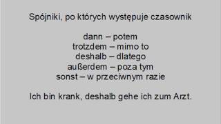 Gramatyka niemieckiego  powtórka spójników [upl. by Noedig513]