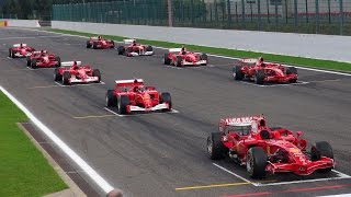 Ferrari Formula 1 Corse Clienti  EPIC Line up V8V10V12 [upl. by Rodolphe]