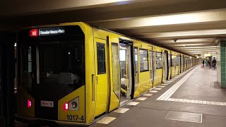 UBahn BerlinMitfahrt auf der U2 von Mohrenstraße bis Wittenbergplatz im HK 10174 [upl. by Betthezel]